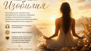 МЕДИТАЦИЯ ИЗОБИЛИЯ.