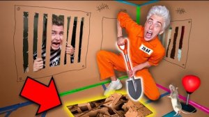 124 Побег Из КАРТОННОЙ ТЮРЬМЫ Челлендж ! Влад Бумага А4 Видео Влада Влад а4 Бумага а4 А 4