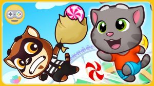 Говорящий Том Бег за конфетами! Новая игра для детей - Том и друзья возвращают украденные сладости