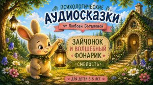 Смелый зайчонок и волшебный фонарик. 3-5 лет