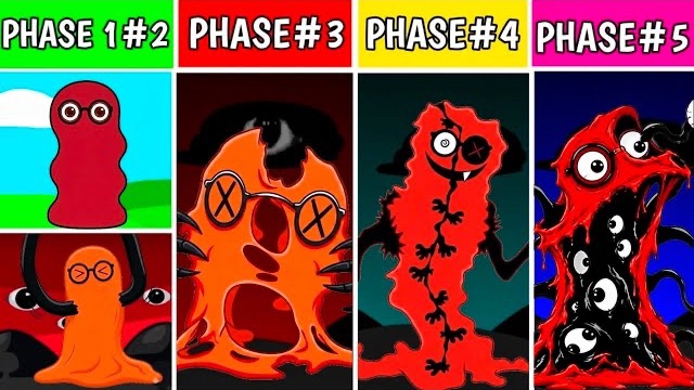 Incredibox СПРУНКИ OC: Все Slick Slime Sam — от Фазы 1 до Фазы 5 🟢😱