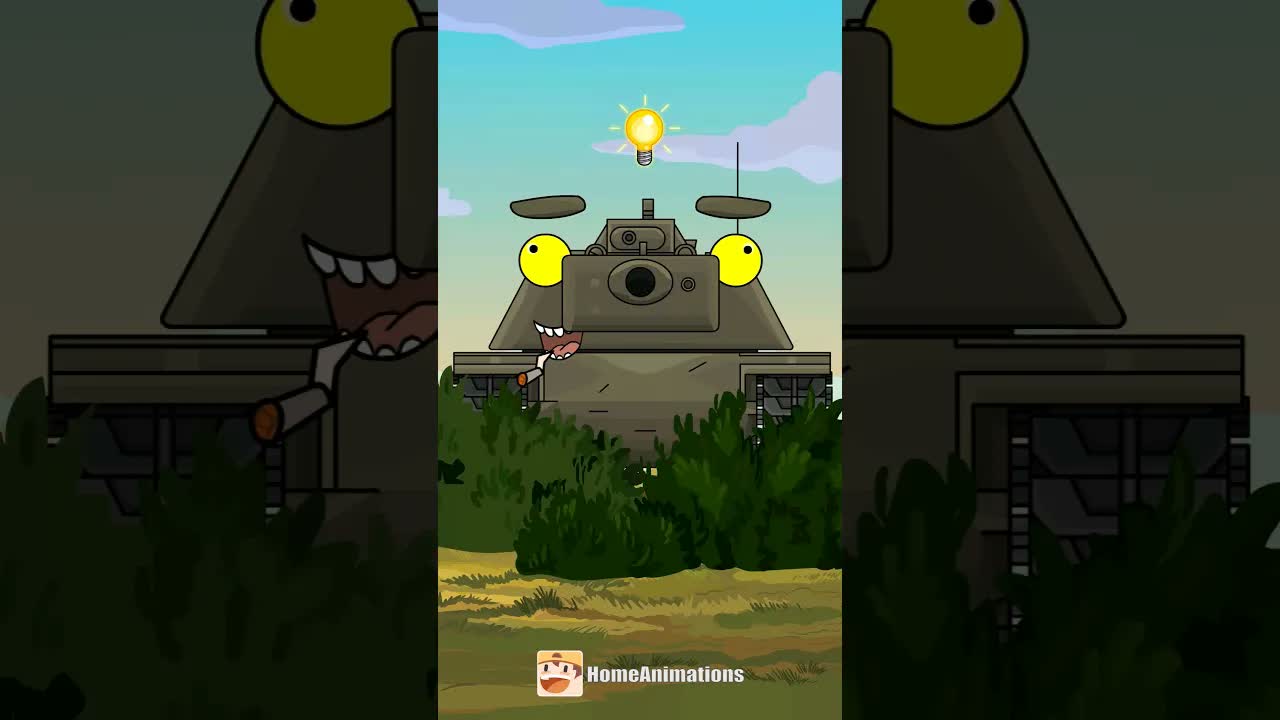 СИЛА КОЛЕСА !!! homeanimations танки cartoon animation анимация мультик