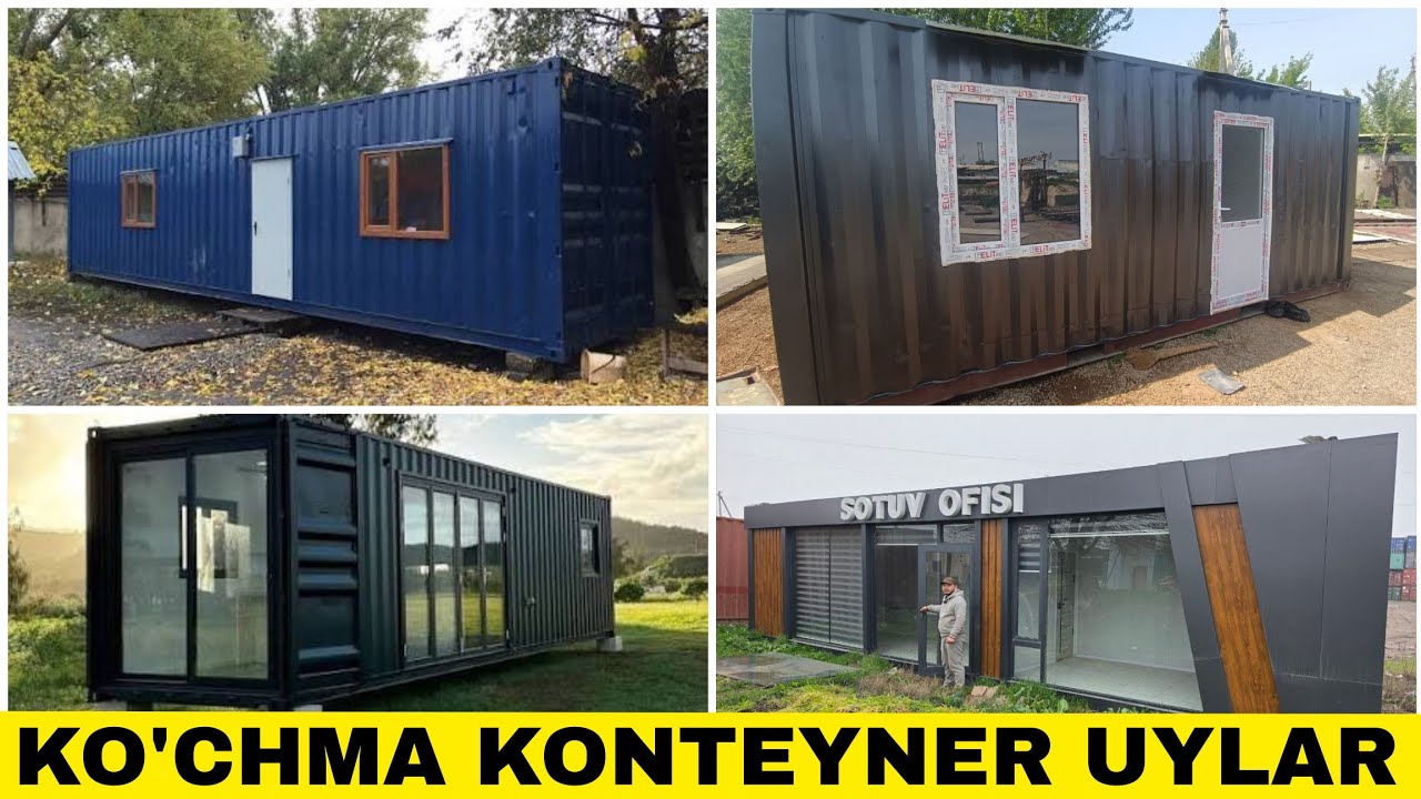 Eng Arzon Narxda Konteyner Uylar Ofislar Dokonlar | Контейнер Уйлар Нархлари