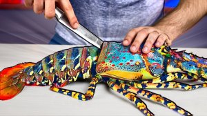 ПОВТОРЯЕМ НЕВЕРОЯТНУЮ УЛИЧНУЮ ЕДУ СО ВСЕГО МИРА! ОГРОМНЫЙ ЛАНГУСТ,  ШАШЛЫК ИЗ КАЛЬМАРА,  ЛОКМА.