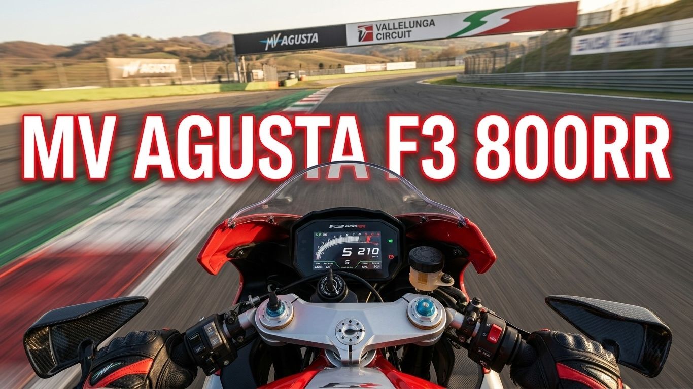 MV AGUSTA F3 800 RR: ИТАЛЬЯНСКАЯ ЭКЗОТИКА РЕВЕТ НА VALLELUNGA!