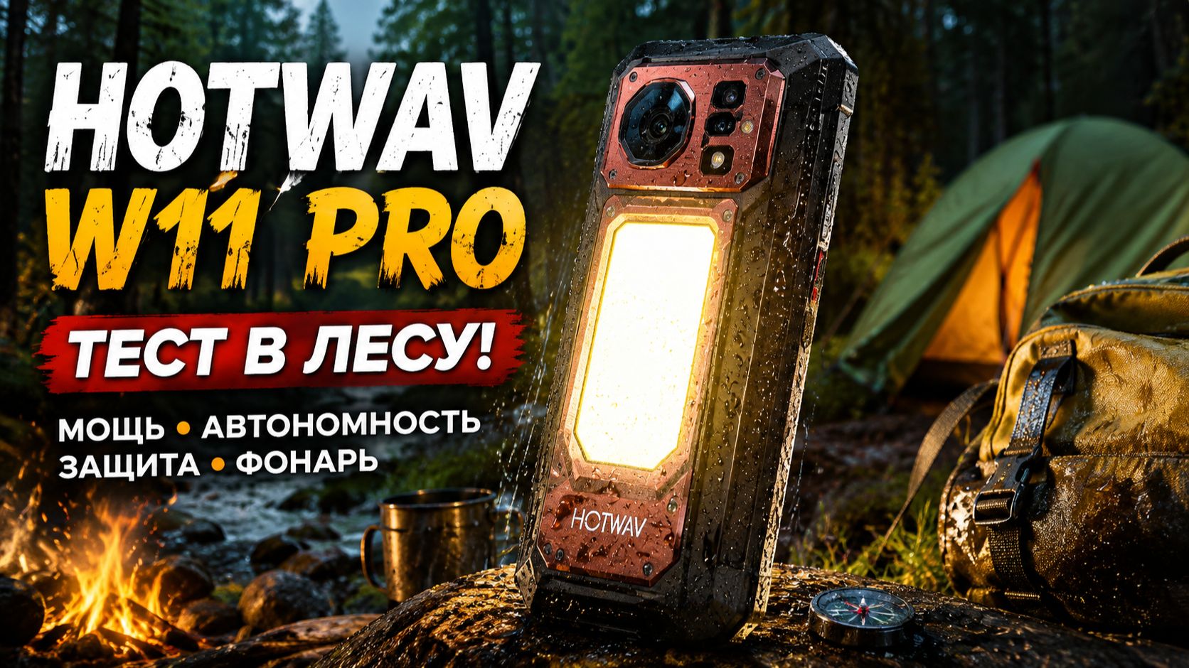 HOTWAV W11 Pro: защищённый смартфон для походов и работы