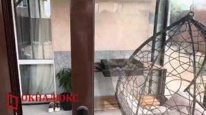 Веранда в холодном алюминиевом остеклении Алютех