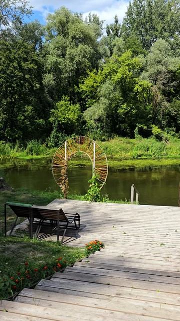 Река Оскол у мельницы Баркова, село Новоивановка, Волоконовкий район, Белгородская область