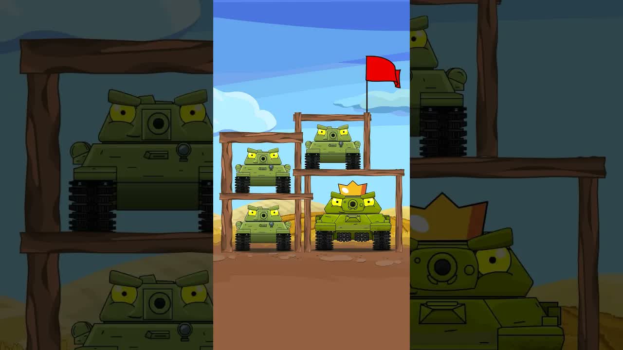 Angry Tanks : Месть большого братана #homeanimations #cartoon #animation #мультик #tank