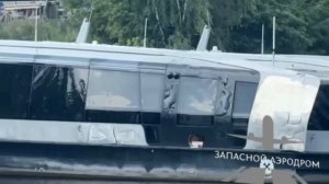 Разбитый речной трамвай «Ходынка» в Москве