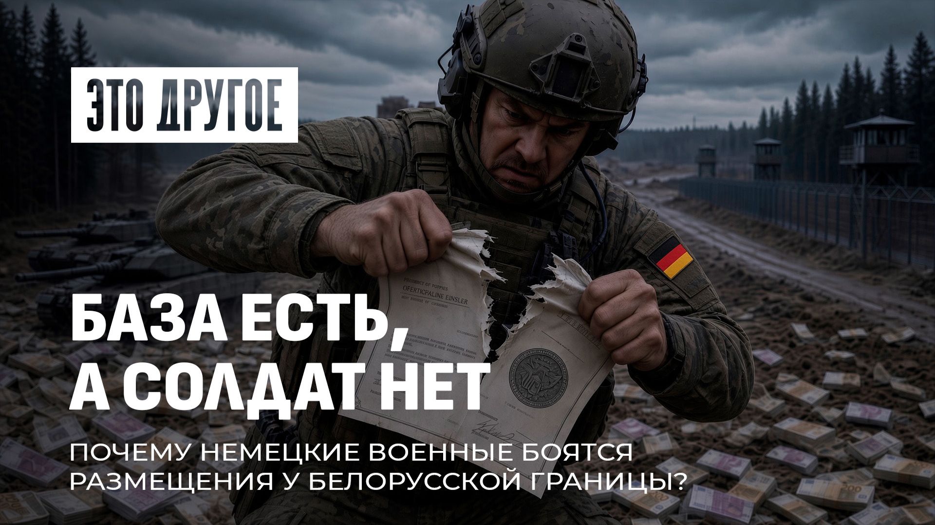 Почему Германия не может укомплектовать бригаду у наших границ? Это другое