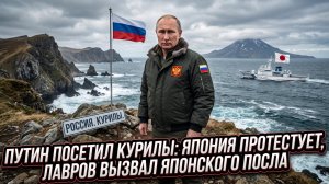 🚨Путин посетил Курилы: Япония протестует, Лавров вызвал японского посла