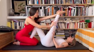 Partner Yoga Stretch Challenge _ Improve Flexibility Fast_2