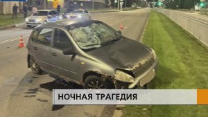 Сегодня ночью в Челнах нетрезвый водитель насмерть сбил мужчину