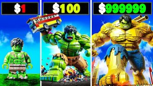 Халк из LEGO за 1$ 1 000 000$ в GTA 5