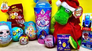 MIX СЮРПРИЗОВ! Barbie Reveal, A-LOT-A AXOLOTS, PJ MASKS, Piglette, Синий Трактор, Новогодн