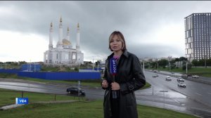 На стройке мечети Ар-Рахим в Уфе завершаются фасадные работы – репортаж «Вестей»