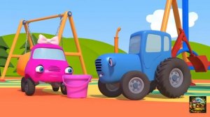 Детский мультфильм. Синий трактор с друзьями