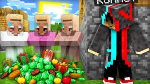 Я ТАЙНО ПОМОГ ЖИТЕЛЯМ В МАЙНКРАФТ | Компот Minecraft
