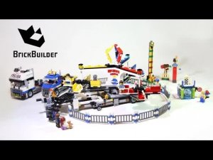 Lego 10244 Аттракцион «Ярмарочный миксер» - Скоростная сборка