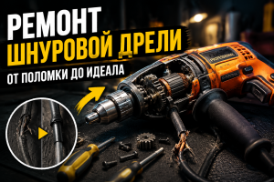 Восстановление неисправной сетевой дрели