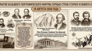 18.08.26 Открытие Большого Географического Форума Горных Стран Старого и Нового Света ДЕНЬ ИРГО 1845