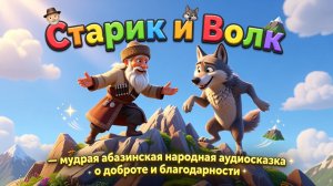 👴🐺⛰️ Старик и Волк — мудрая абазинская народная аудиосказка о доброте и благодарности ✨🏔️