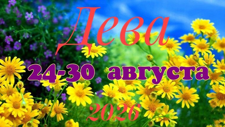Дева♍Таро- прогноз на неделю с 24 по 30 августа 🕊