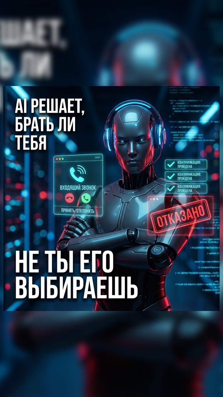 AI сам решает, брать тебя в работу или нет 🤖