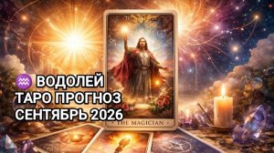 ♒ ВОДОЛЕЙ ✨ ТАРО ПРОГНОЗ 🍂 СЕНТЯБРЬ 2026