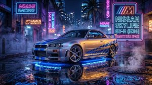 Легендарный Скайлайн из Двойного Форсажа! Обзор Nissan Skyline GT-R R34 C-WEST
