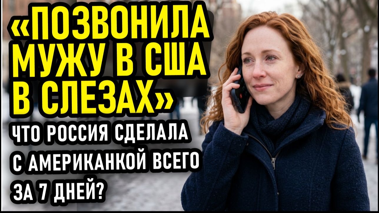Американка выдала правду, которую от них скрывают западные СМИ.
