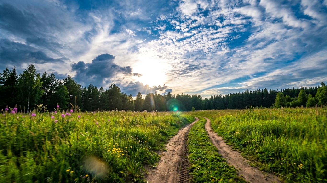 Ухта: Красивое небо уходящего лета. Велопрогулка.