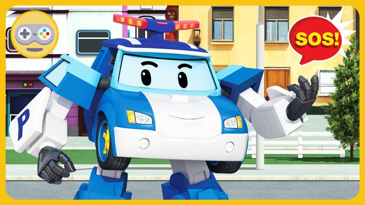 Робокар Поли на улицах Брумса - Новые миссии машинок спасателей _ Игра Robocar Poli