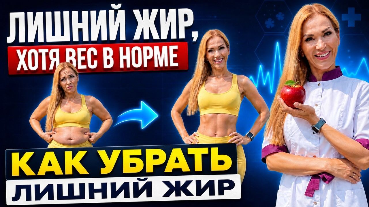 ❤️ КАК ПОХУДЕТЬ⁉️ КАК УБРАТЬ ЛИШНИЙ ЖИР❗ Врач эндокринолог диетолог Ольга Павлова.