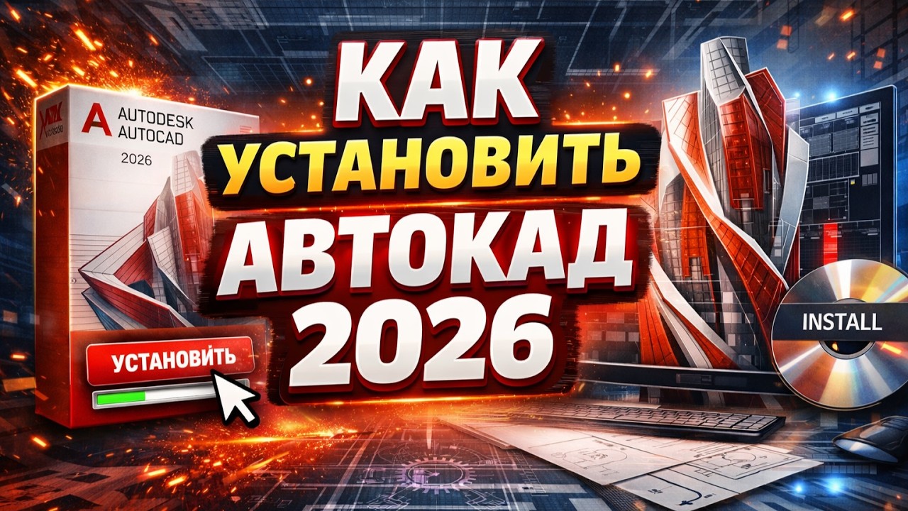 Как установить AutoCAD 2026 | Полная инструкция