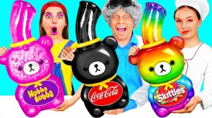 Кулинарный Челлендж# Я Против Дедушки # Смешные Ситуации с Едой Fun Challenge