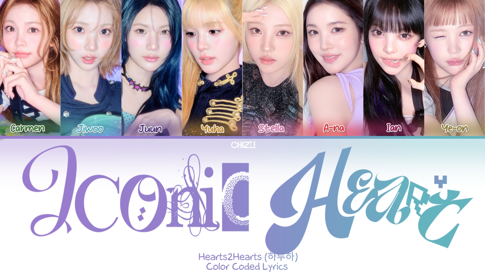 HEARTS2HEARTS 'ICONIC HEARTS' кириллизация ：перевод на русский