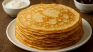 готовим блинчики с котом