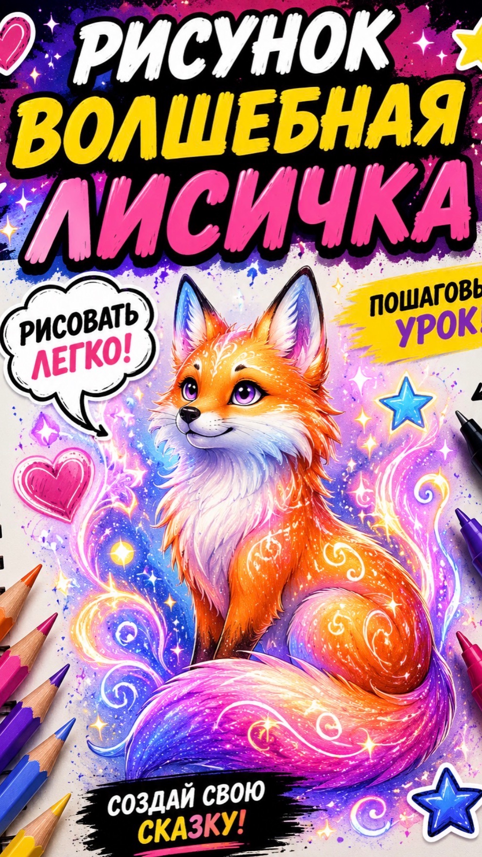 Рисунок. Волшебная лисичка