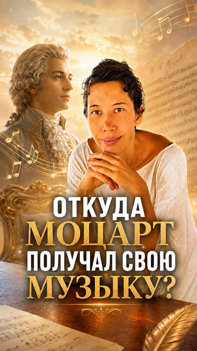 ОТКУДА МОЦАРТ ПОЛУЧАЛ СВОЮ МУЗЫКУ?