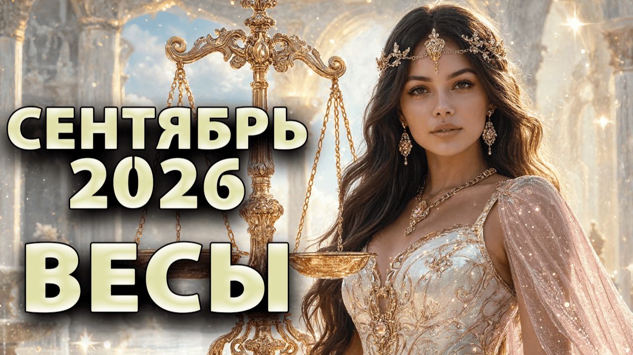 ВЕСЫ - ГОРОСКОП на СЕНТЯБРЬ 2026