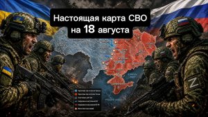 🇷🇺 Настоящая карта СВО на 18 августа. Военная сводка боевых действий на сегодня