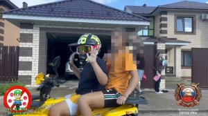 В уфимском Нагаево сотрудники ГАИ остановили 10-летнего мальчика на квадроцикле