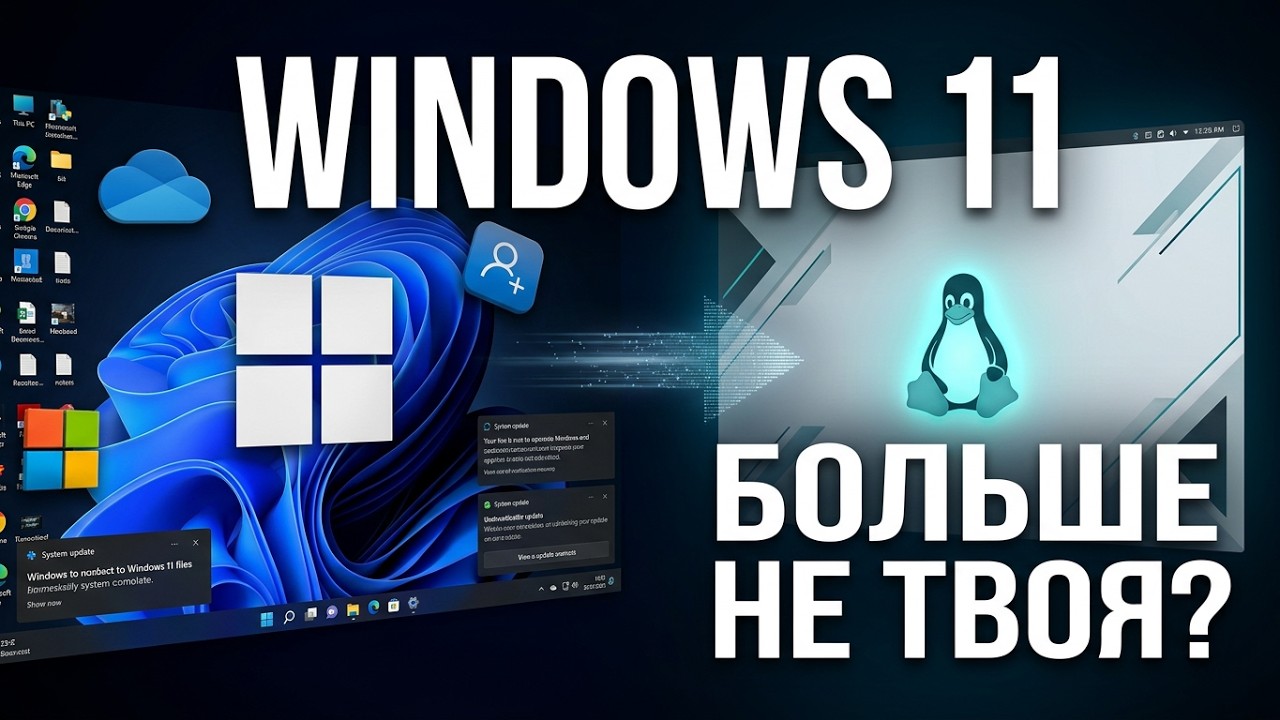 Windows 11 больше не хочет быть твоей системой..