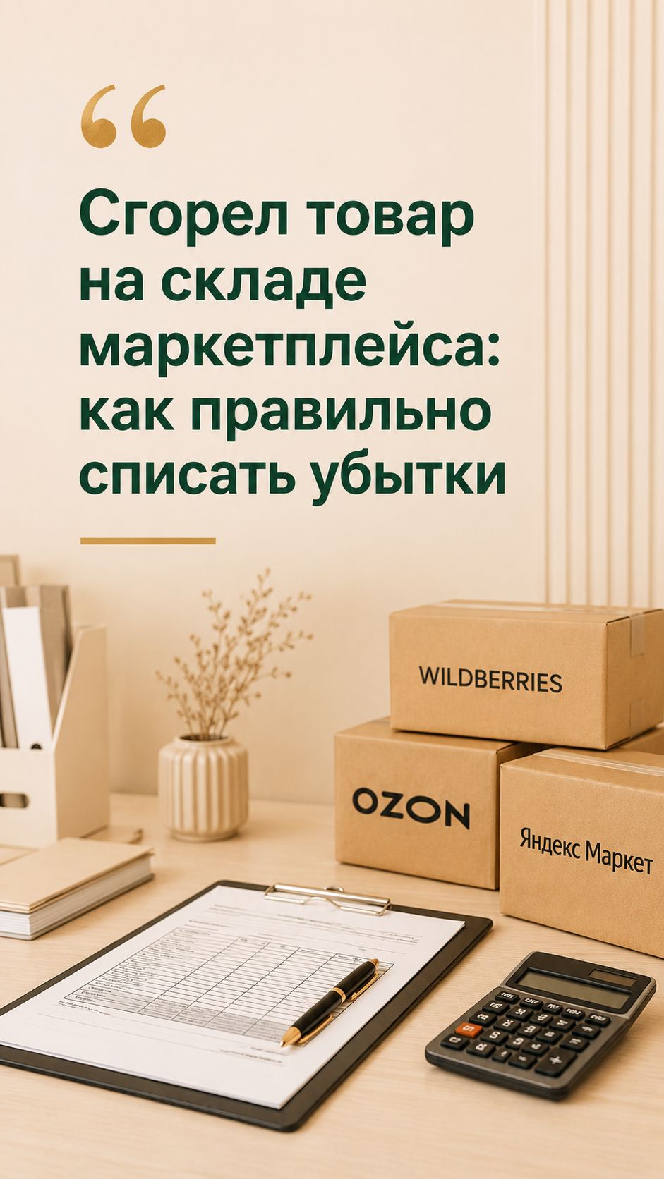 Сгорел или был утрачен товар на складе маркетплейса? ⚠️