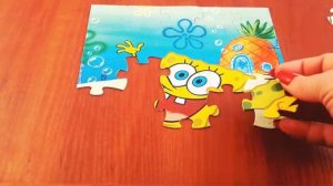 Губка Боб Квадратные ШтаныСобираем пазл Спанч БобSPONGE BOB