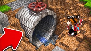 КУДА ВЕДЁТ ЭТА ТРУБА В НАШЕЙ ДЕРЕВНЕ В МАЙНКРАФТ | Компот Minecraft