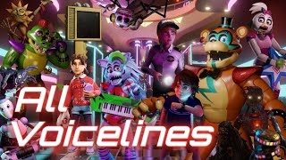 FNaF Security Breach All Voicelines With Subtitles