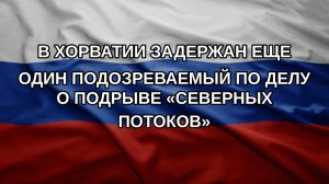 В Хорватии задержан еще один подозреваемый по делу о подрыве «Северных потоков»